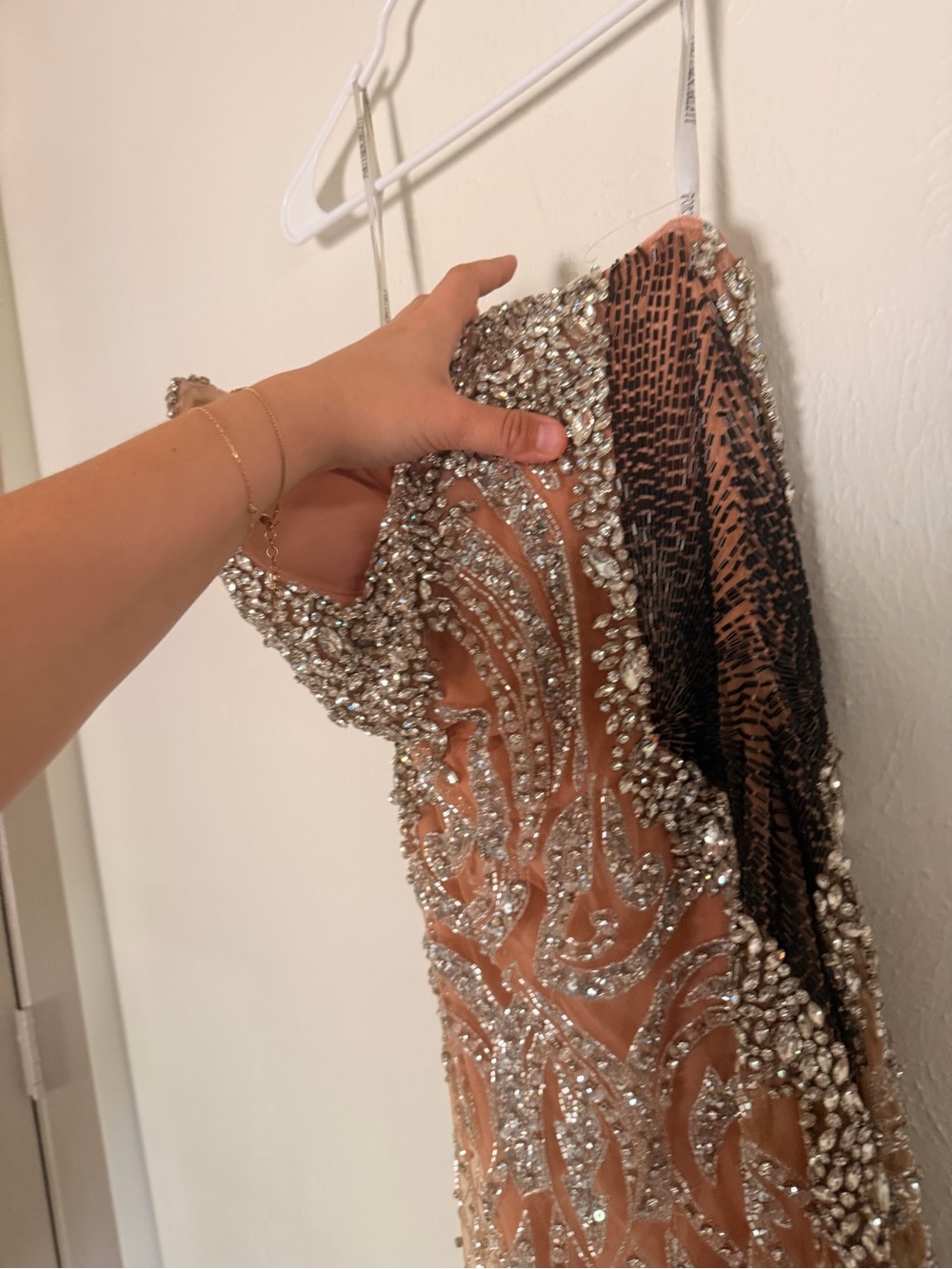 NWT PORTIA AND SCARLETT PS24867C RHINESTONE EMBELLISHED RED CARPET DRESS size 14 - Picture 7 of 12